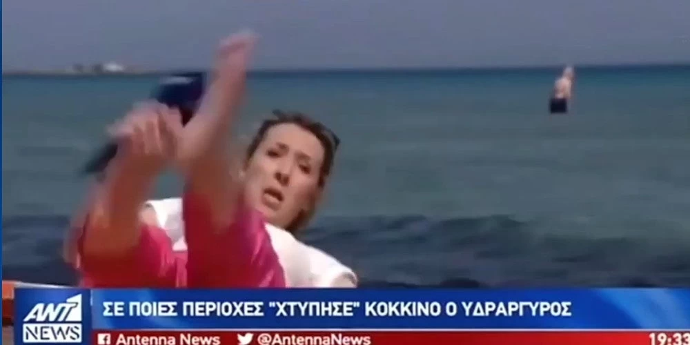 Δημοσιογράφος πήγε να πέσει από την ξαπλώστρα μπροστά στην κάμερα (βίντεο)